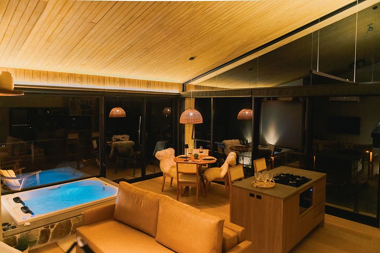 Elegante bangalô de campo 3 - Taquaras Huts