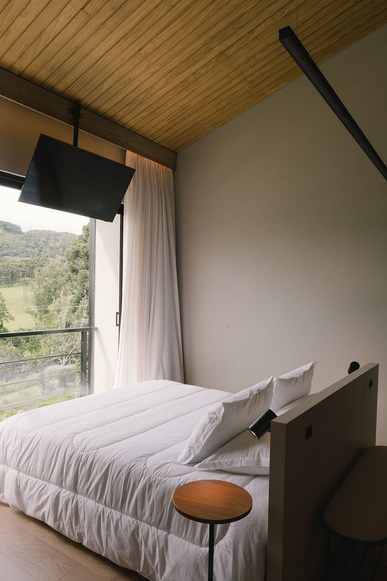Elegante bangalô de campo 1- Taquaras Huts