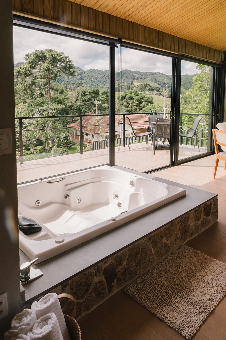 Elegante bangalô de campo 1- Taquaras Huts