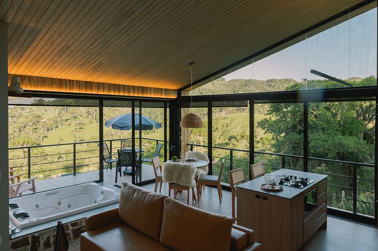 Elegante bangalô de campo 2 - Taquaras Huts