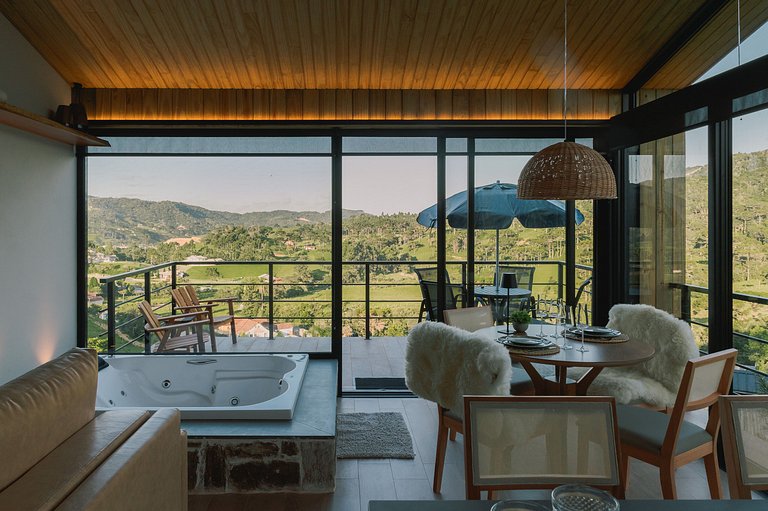 Elegante bangalô de campo 2 - Taquaras Huts