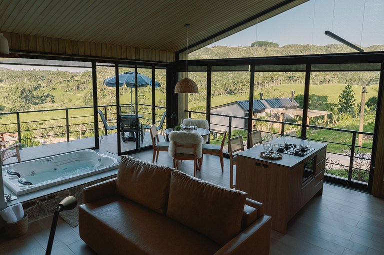Elegante bangalô de campo 3 - Taquaras Huts