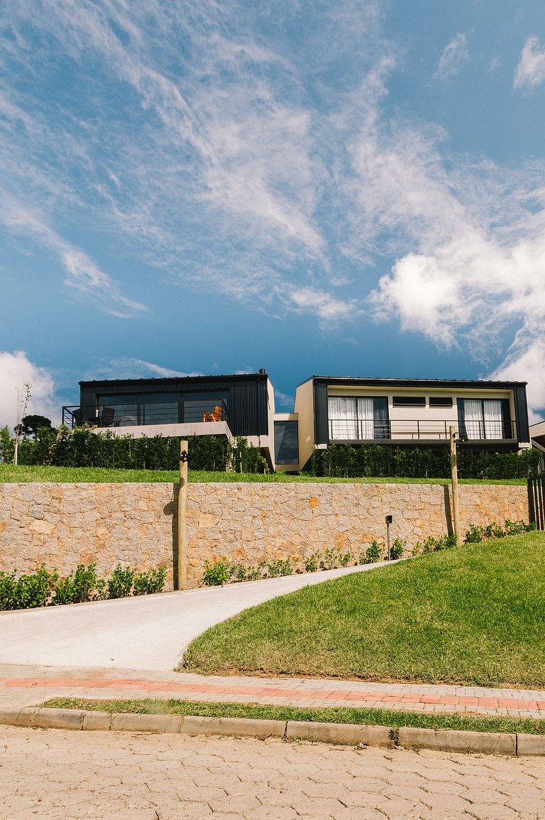 Elegante bangalô de campo 1- Taquaras Huts